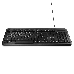 Клавиатура с подстветкой Gembird KB-200L, USB, черный, 104 клавиши, подсветка белая, кабель 1.45м, фото 2