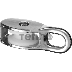 ЗУБР Блок одинарный, 8x30мм, 1 шт, нейлоновый шкив, 304586-30