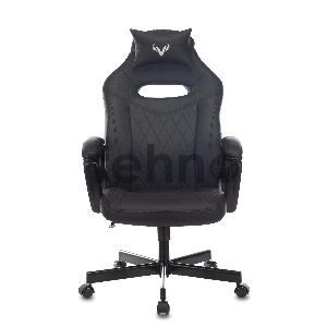 Кресло игровое Zombie VIKING 6 KNIGHT черный искусственная кожа с подголов. крестовина металл