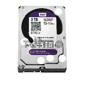 Жесткий диск WD Original SATA-III 3Tb WD30PURX Video Purple (5400rpm) 64Mb 3.5