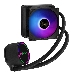 Комплект водяного охлаждения ExeGate EX293455RUS BlackWater-120V2.PWM.RGB (RGB подсветка, LGA2066/2011/1366/1150/1151/1155/1156/1200/1700/AM4/FM1/FM2/FM2+/AM2/AM2+/AM3/AM3+, TDP 150W, Fan 120mm, PWM, 800-2000RPM, Hydro bearing, 4pin, 11-27db, с термопастой, на винтах, черный, Color Box), фото 2