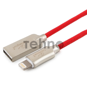 Кабель USB Cablexpert для Apple CC-P-APUSB02R-1.8M, MFI, AM/Lightning, серия Platinum, длина 1.8м, красный, блистер