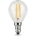 Лампа светодиодная Filament Шар E14 7Вт 4100К GAUSS 105801207, фото 2