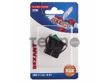 Выключатель клавишный 250V 16А (4с) ON-OFF зеленый  с подсветкой (RWB-502, SC-767, IRS-201-1)  REXANT (в упак. 1шт.)