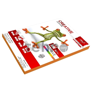 Бумага Creative A4/80г/м2/100л./оранжевый интенсив универсальная Бумага Creative A4/80г/м2/100л./оранжевый интенсив универсальная
