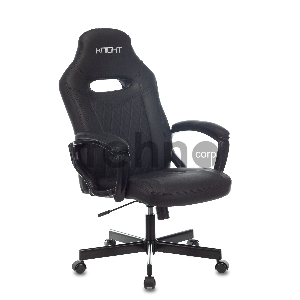 Кресло игровое Zombie VIKING 6 KNIGHT черный искусственная кожа с подголов. крестовина металл