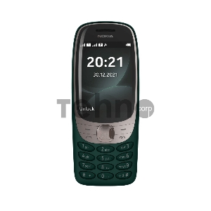 Мобильный телефон Nokia 6310 DS TA-1400 GREEN, 2.8, 1 Core, 16MB + 8MB (ROM/RAM), 0.3 Mpix, Micro SD, up to 32GB flash, 2 Sim, GSM/GPRS 900/1800, BT v5.0, Micro-USB, MP3 player, FM Radio, 1150mAh, 104,7g, 53x131,4x13,7