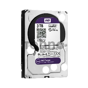 Жесткий диск WD Original SATA-III 3Tb WD30PURX Video Purple (5400rpm) 64Mb 3.5