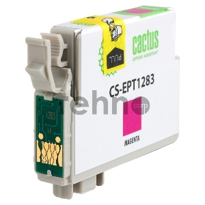 Картридж струйный Cactus CS-EPT1283 пурпурный для Epson Stylus S22/SX125/SX420/SX425 (7ml)