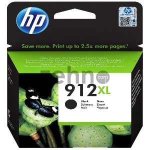 Картридж струйный HP 912 3YL84AE черный (825стр.) для HP OfficeJet 801x/802x