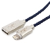 Кабель USB Cablexpert для Apple CC-P-APUSB02Bl-1M, MFI, AM/Lightning, серия Platinum, длина 1м, синий, блистер, фото 2