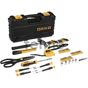 Набор инструментов Deko PRO DKMT62 62 предметов (жесткий кейс)