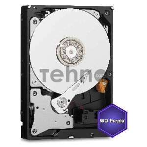 Жесткий диск WD Original SATA-III 3Tb WD30PURX Video Purple (5400rpm) 64Mb 3.5