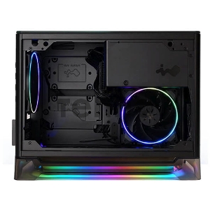 Корпус Inwin CF08B (A1 Prime) черный 750W miniITX 2x120mm 2xUSB3.0 audio