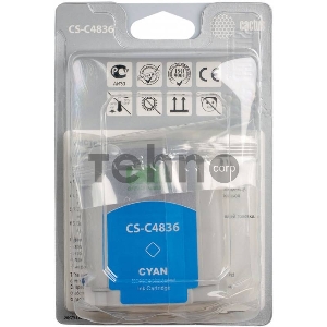 Картридж струйный Cactus CS-C4836 голубой для №11 HP 2000/2500/1000/1100/1200 (29ml)