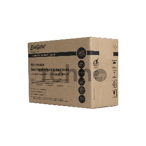 Источник бесперебойного питания ExeGate EP212515RUS Power Smart ULB-600 LCD <600VA, Black, 2 евророзетки, USB>