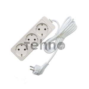 Удлинитель быт. ТМ Союз 2200 Вт 3гн. ПВС 5м 481S-9305