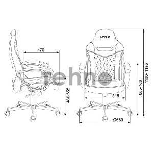 Кресло игровое Zombie VIKING 6 KNIGHT черный искусственная кожа с подголов. крестовина металл