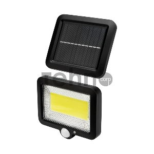 Прожектор NEW AGE LED COB Lamper 15 Вт 6500 K IP65 3 режима, выносная солнечная панель 5 м, датчики движения и освещенности, аккумулятор