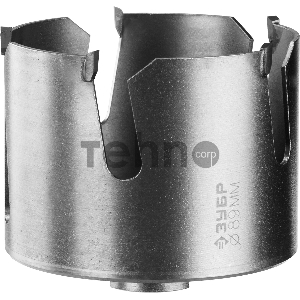 Коронка твердосплавная ЗУБР 29514-89  ПРОФИ ПРОУНИВЕРСАЛ бетон кирпич керам d89мм