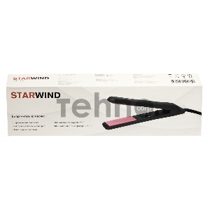 Выпрямитель Starwind SHE5500 25Вт черный/розовый (макс.темп.:200С) Выпрямитель Starwind SHE5500 25Вт черный/розовый (макс.темп.:200С)