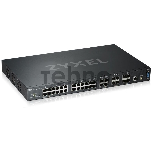 Коммутатор ZYXEL ZYXEL XGS4600-32 L3 Managed Switch, 28 port Gig and 4x 10G SFP+, stackable, dual PSU
