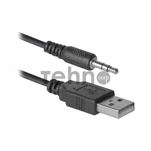 Колонки DEFENDER SPK-240 2.0 black (2x3 Вт, USB пит, раз. д. науш.)  65224