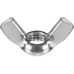 Гайка DIN 315 барашковая, M8, 5 кг, оцинкованная, ЗУБР