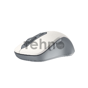 Мышь беспроводная Dareu LM115B Gray-White (серый/белый), DPI 800/1200/1600, подключение: ресивер 2.4GHz + Bluetooth, размер 107x59x38мм