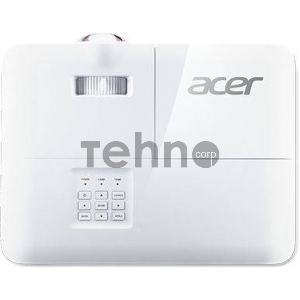 Проектор ACER S1386WHn (DLP, 1280x800, 3600Lm, 20000:1, +2xНDMI, OSRAM, 1x16W speaker, lamp 5000hrs, short-throw, WHITE,