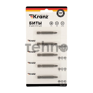 Бита PH 1x50 ммдля шуруповерта сталь S2 5 шт. (лента)  Kranz