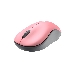 Мышь беспроводная Dareu LM106G Pink-Grey (розовый с серым), DPI 1200, ресивер 2.4GHz, размер 99.4x59.7x38.4мм, фото 1