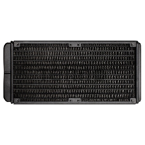 Комплект водяного охлаждения ExeGate EX293458RUS BlackWater-240.PWM.ARGB (3 PIN 5V ADDRESSABLE RGB подсветка, LGA2066/2011/1366/1150/1151/1155/1156/1200/1700/AM4/FM1/FM2/FM2+/AM2/AM2+/AM3/AM3+, TDP 220W, Fan 120mm, PWM, 800-2000RPM, Hydro bearing, 4pin, 1