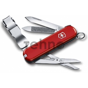 Нож перочинный Victorinox NailClip 580 (0.6463) 65мм 8функций красный