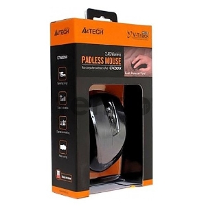 Мышь Беспроводная A4TECH W G7-600NX-1, USB (черный) Nano 2.4 ГГц, 3 кн, V-Track