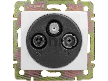 Розетка Legrand 774435 TV-RD-SAT Valena звезда 1,5Дб 2400МГц (белая)