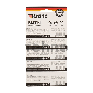 Бита PH 1x50 ммдля шуруповерта сталь S2 5 шт. (лента)  Kranz