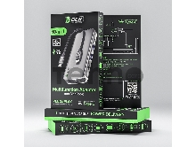 Хаб GCR TypeC Hub 10 в 1 HDMI + VGA + RJ45 + USB3.0 x3 + Card Reader + Audio + TypeC PD