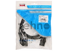 Кабель питания Buro AN23-1000 IEC320-C13/евровилка 1.8м