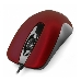 Мышь Gembird MOP-400-R, USB, красный, бесшумный клик, 2 кнопки+колесо кнопка, 1000 DPI,  soft-touch, кабель 1.45м, блистер, фото 4