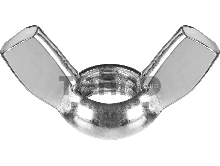 Гайка DIN 315 барашковая, M8, 4 шт, оцинкованная, ЗУБР