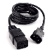 Кабель питания Cablexpert PC-189-1-1, 1.8м, C14- C19, 3x1кв.мм, черный, с заземлением, фото 1