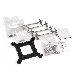 Комплект водяного охлаждения ExeGate EX293458RUS BlackWater-240.PWM.ARGB (3 PIN 5V ADDRESSABLE RGB подсветка, LGA2066/2011/1366/1150/1151/1155/1156/1200/1700/AM4/FM1/FM2/FM2+/AM2/AM2+/AM3/AM3+, TDP 220W, Fan 120mm, PWM, 800-2000RPM, Hydro bearing, 4pin, 11-27db, с термопастой, на винтах, черный, Color Box), фото 8