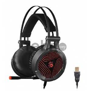 Наушники с микрофоном A4Tech G530 черный/серый 1.8м мониторы оголовье Наушники с микрофоном A4Tech G530 черный/серый 1.8м мониторы оголовье