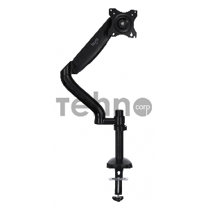 Кронштейн для мониторов ЖК Buro M10 черный 15-32 макс.9кг крепление к столешнице поворот и наклон