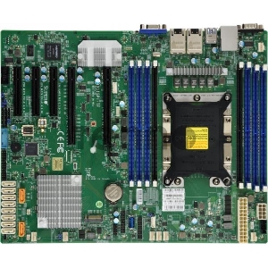 Материнская плата Supermicro MBD-X11SPI-TF-B Xeon Single Socket S3647, 8x 288-pin DDR4 DIMM slots, 2x 10GbE LAN ports, 10x SATA3 (6Gbps) via C622, Bulk
