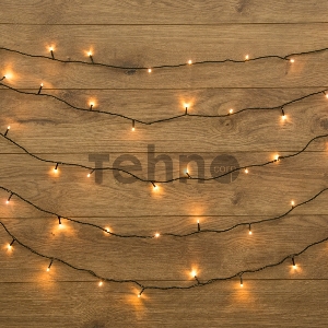 Гирлянда светодиодная универсальная 200 LED Теплый белый 20 метров, с контроллером