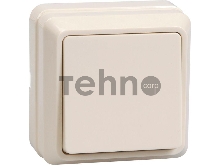 Выключатель 1-кл. ОП ОКТАВА 10А IP20 ВС20-1-0-ОКм крем. ИЭК EVO10-K33-10-DC