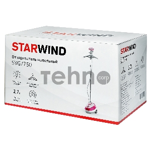 Отпариватель напольный Starwind SVG7750 1800Вт белый/малиновый