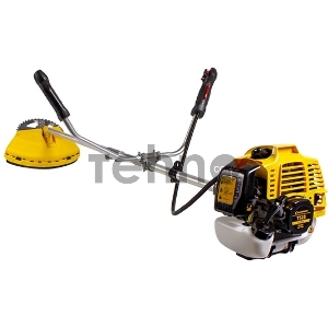 газонокосилка CHAMPION T523 Мощность двигателя  1.4/1.9 кВт/л.с, Вес без режущей насадки 8,3 кг, Объем двигателя 51,7 см3, Объем топливного бака 950 мл, Максимальный расход топлива 610 г/кВт•ч/мл/ч, Тип рукоятки U-образная, штанга прямая Разъемная, Длина штанги 1493 мм, Толщина корда 2,4 мм, Нож, кол-во зубцов/диаметр/диаметр посадки 3/255/25,4, Ширина кошения кордом/ножом 400/255 мм, Обороты холостого хода 2800 об/мин. Единая упаковка.